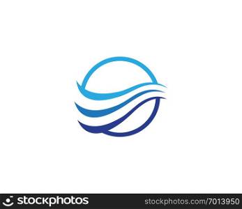 wave water logo beach
