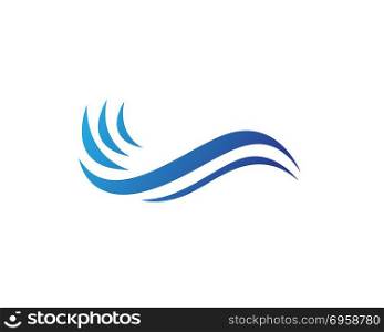 Waves beach logo and symbols template icons app... Waves beach logo and symbols template icons app
