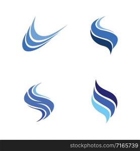 Waves beach logo and symbols template icons app