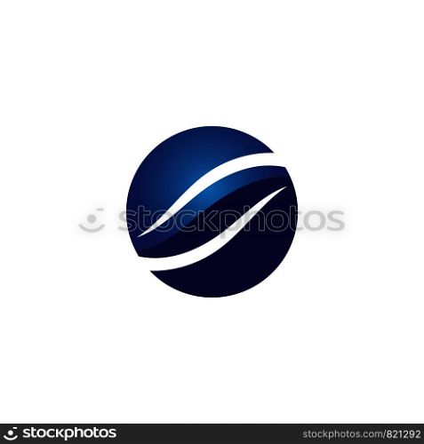 Waves blue beach logo and symbols template icons app
