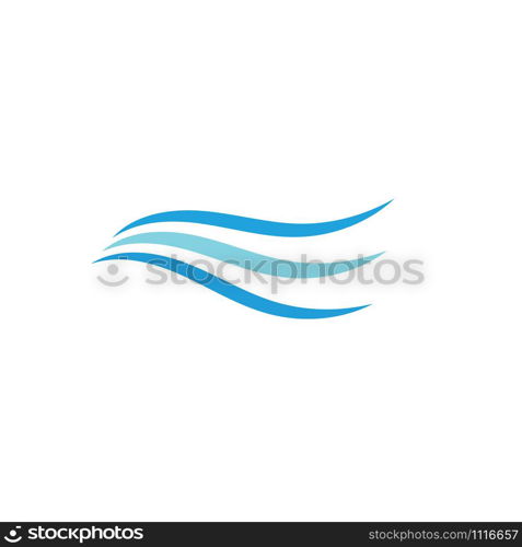 Waves Logo Template vector symbol nature