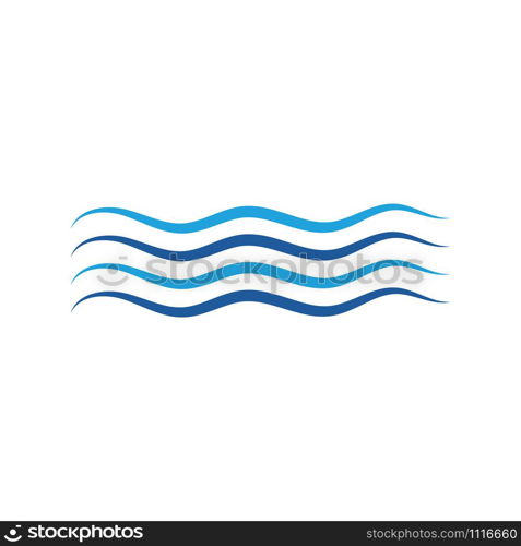 Waves Logo Template vector symbol nature