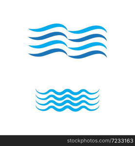 Waves Logo Template vector symbol nature