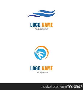 Waves Logo Template vector symbol nature