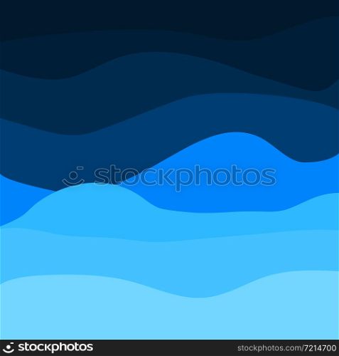 Waves nature background simple design. Vector eps10
