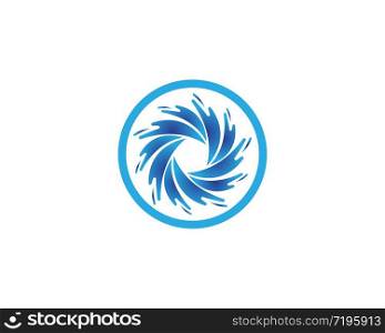 Waves of sea or ocean waves,blue water, splash vector illustration