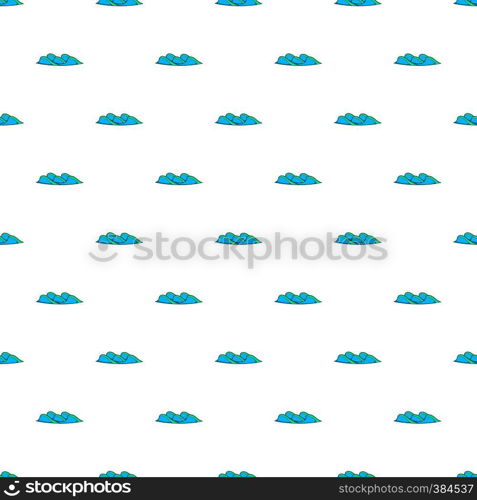 Waves pattern. Cartoon illustration of waves vector pattern for web. Waves pattern, cartoon style