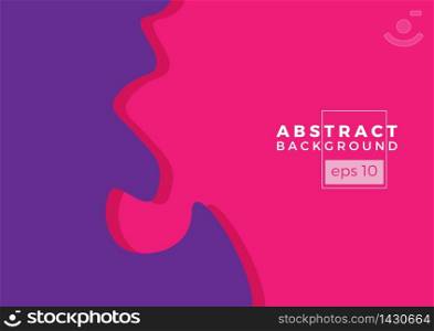 Waving Colorful Vector Background. Abstract design template for brochures, flyers, magazine, business card, banners, headers, book covers. Illustration in pink, red and purple