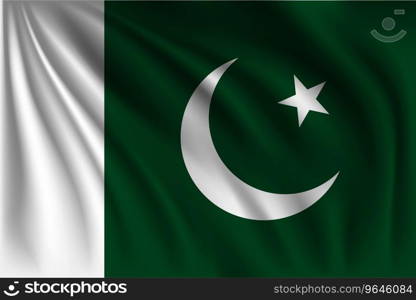 Waving pakistan Royalty Free Vector Image