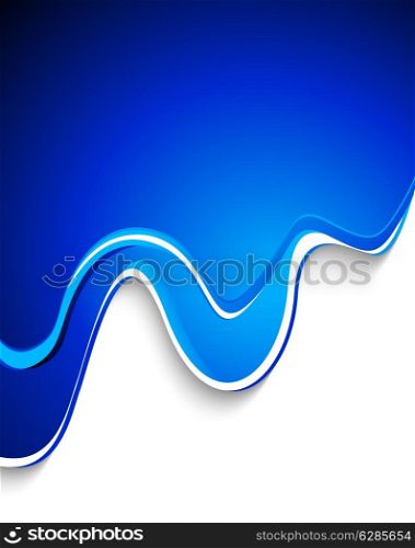 wavy background in blue color