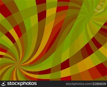 wavy swirl composition, abstract vector art illustration