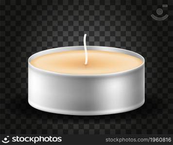 wax candle vector illustration isolated on white background