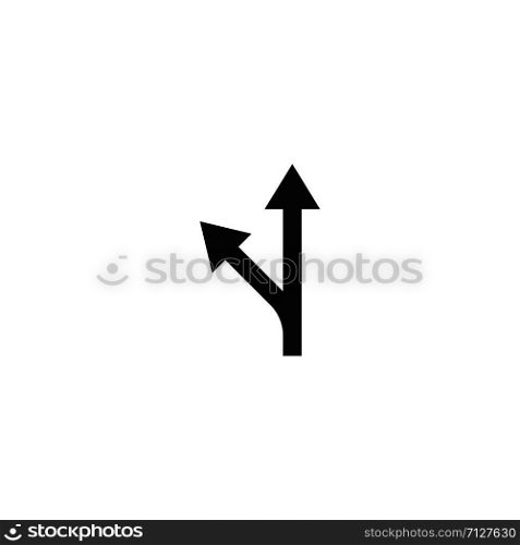 Way direction sign vector icon illustration design
