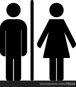 WC toilet icon vector. Toilet icon great for any use. Vector EPS10.