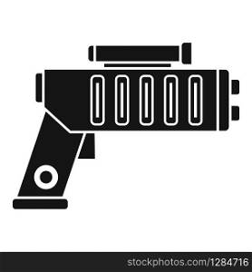 Weapon blaster icon. Simple illustration of weapon blaster vector icon for web design isolated on white background. Weapon blaster icon, simple style