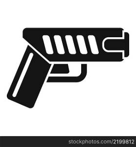 Weapon taser icon simple vector. Police gun. Stun tazer. Weapon taser icon simple vector. Police gun
