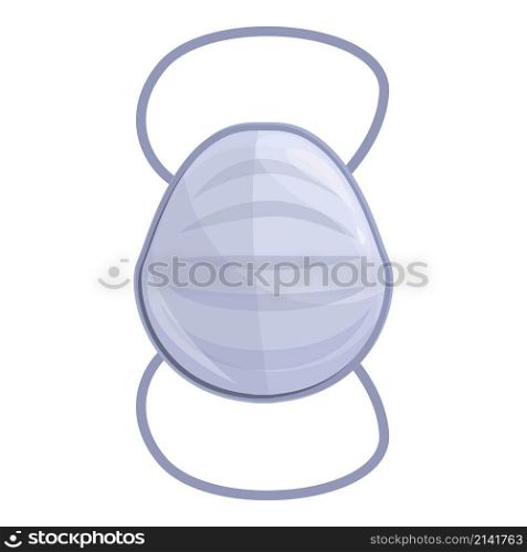 Wear mask icon cartoon vector. Medical safety. Hospital health. Wear mask icon cartoon vector. Medical safety