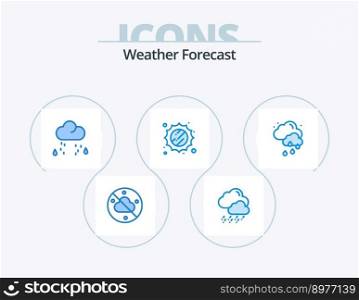 Weather Blue Icon Pack 5 Icon Design. . weather. weather. rainy. weather