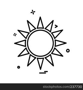 Weather icon design vector 