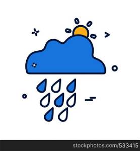Weather icon design vector