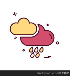 Weather icon design vector