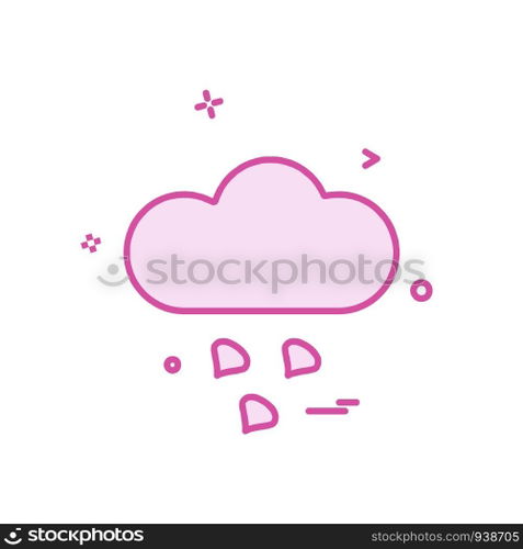 Weather icon design vector