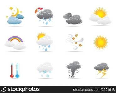 weather icons set for design