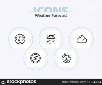 Weather Line Icon Pack 5 Icon Design. . sun. degree. weather. temperature