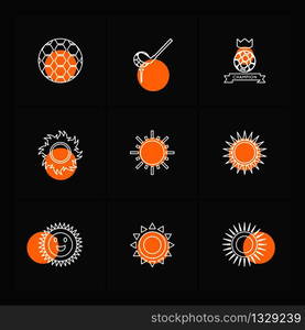 weather , sports , climate , golft , sun , ball , golf, bat , shot , summer , snow , clouds , rain , hills , cart , cabby , pin , shoot , icon, vector, design, flat, collection, style, creative, icons