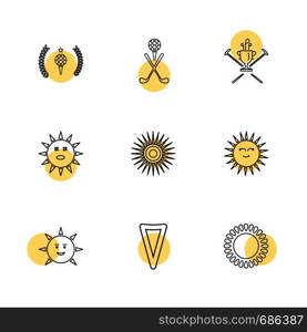 weather , sports , climate , golft , sun , ball , golf, bat , shot , summer , snow , clouds , rain , hills , cart , cabby , pin , shoot , icon, vector, design, flat, collection, style, creative, icons