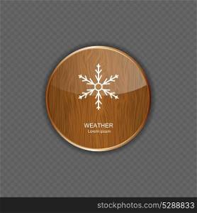 Weather wood application icons