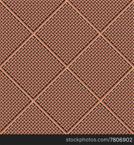 Weaved traditional wooden pattern, vector image.