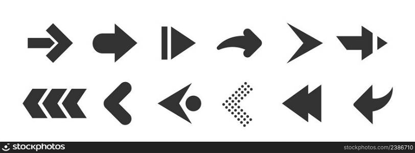 Web Arrows set icons. Arrow icon. Arrow vector collection. Modern arrows. Vector illustration. Web Arrows set icons. Arrow icon. Arrow vector collection. Modern arrows.