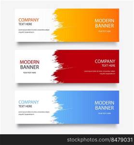 web banner modern design