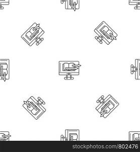 Web book transfer pattern seamless vector repeat geometric for any web design. Web book transfer pattern seamless vector