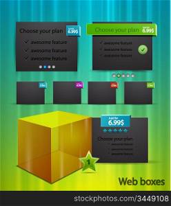 Web box templates