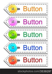 Web buttons set