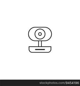 Web camera icon. Device to talking and communication icon. Webcam for video chat, conference, broadcast. Eps 10. Stock image.. Web camera icon. Device to talking and communication icon. Webcam for video chat, conference, broadcast. Eps 10.