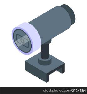 Web camera icon isometric vector. Video cam. Webcam lens. Web camera icon isometric vector. Video cam