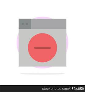 Web, Design, Less, minimize Abstract Circle Background Flat color Icon