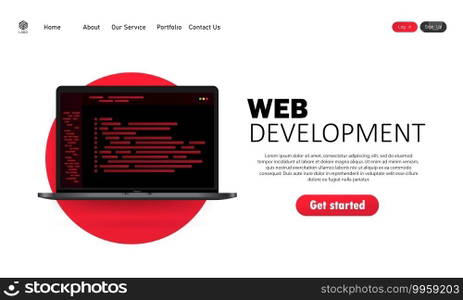 Web development illustration. Flat design concepts for analysis, coding, programming, programmer and developer. Vector on isolated white background. EPS 10.. Web development illustration. Flat design concepts for analysis, coding, programming, programmer and developer. Vector on isolated white background. EPS 10