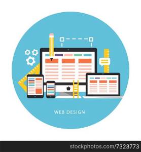 web element infographic vector icon art