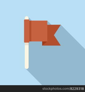 Web flag icon flat vector. App interface. Mail internet. Web flag icon flat vector. App interface