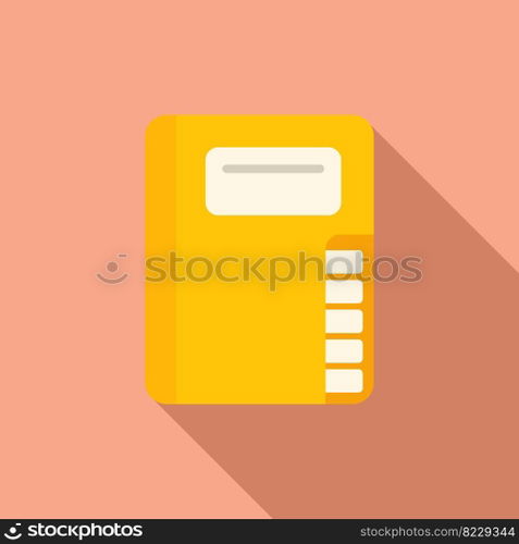 Web folder icon flat vector. Computer interface. App download. Web folder icon flat vector. Computer interface
