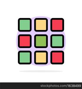 Web, Grid, Shape, Squares Abstract Circle Background Flat color Icon