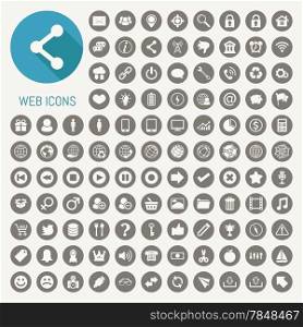 Web icons set , eps10 vector format