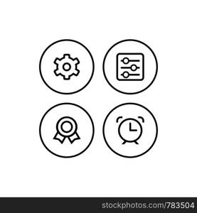 Web icons set. Web design icon logo template