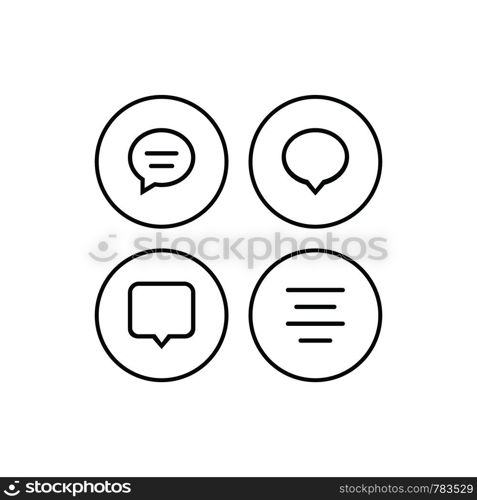 Web icons set. Web design icon logo template