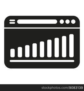 Web investor icon simple vector. Finance success. Invest plan. Web investor icon simple vector. Finance success