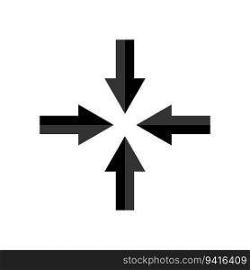 Web line icon. Four arrows. Vector illustration. EPS 10. Stock image.. Web line icon. Four arrows. Vector illustration.